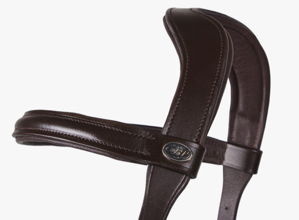 QHP European Leather Lunging Cavesson